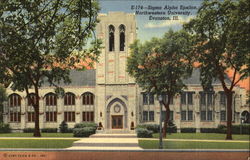 Sigma Alpha Epsilon Chapel, Northwestern University Evanston, IL Postcard Postcard