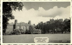 Harrisburg Academy, Front Street Pennsylvania Postcard Postcard