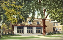 Watseka Community High School Auditorium And Gymnasium Illinois Postcard 