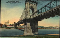 Suspension Bridge Postcard