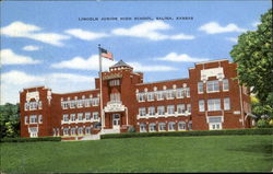 Lincoln Junior High School Postcard