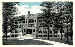 Bartholomew County Hospital Columbus, IN Postcard Postcard