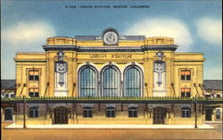 Union Station Denver, CO Postcard Postcard