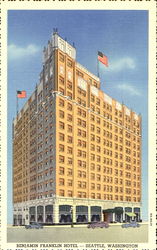Benjamin Franklin Hotel Seattle, WA Postcard Postcard