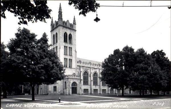 Chapel Hope College Holland Michigan