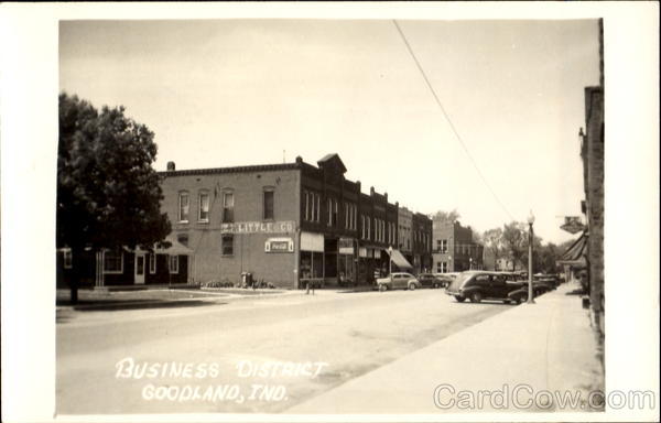 Business District Goodland Indiana