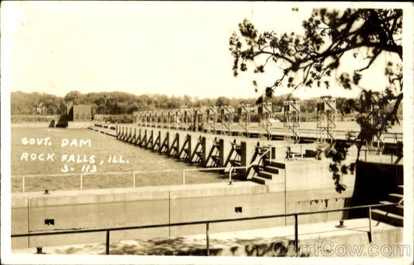Govt. Dam Rock Falls Illinois