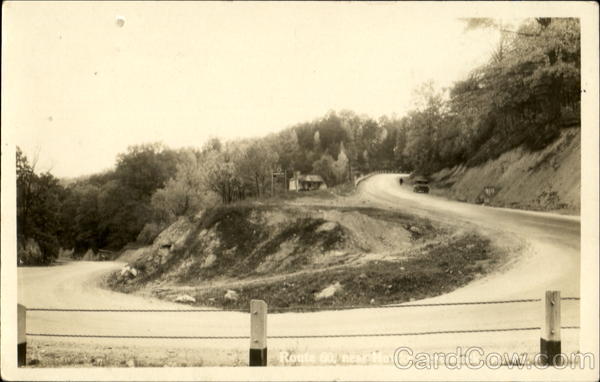 Route 80 Near Hawks Nest Rock Ansted West Virginia