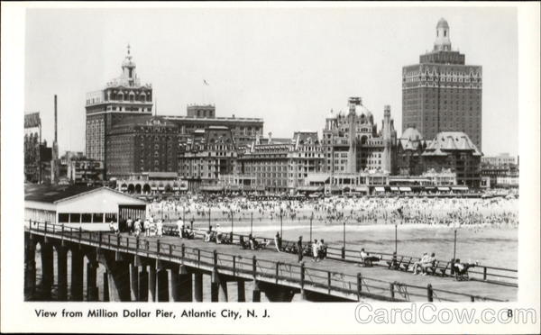 View From Million Dollar Pier Atlantic City New Jersey
