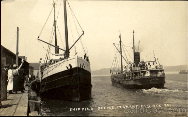 Shipping Scene, Marshfield Coos Bay Oregon