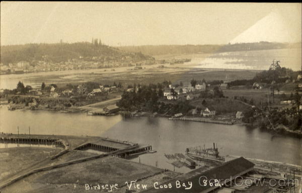 Birds Eye View Coos Bay Oregon
