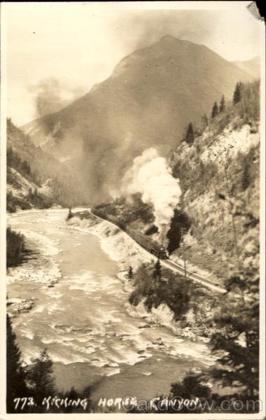 Kicking Horse Canyon AB Canada Alberta