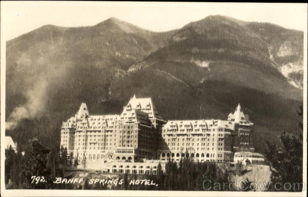 Banff Springs Hotel AB Canada Alberta