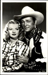 Roy and Dale Rogers Postcard