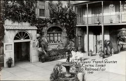 New Orleans French Quarter 1949 Chicago Railroad Fair Postcard Postcard