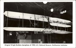 Original Wright Brothers Aeroplane Of 1903, U.S. National Museum Postcard