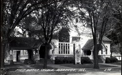 First Baptist Church Marengo, IL Postcard Postcard