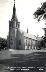 St. Peter's And Paul's Catholic Church Falls City, NE Postcard Postcard