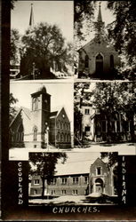 Churches Postcard