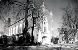 Holy Cross Church And School Mendota, IL Postcard Postcard