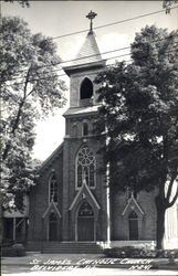 St. James Catholic Church Belvidere, IL Postcard Postcard