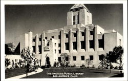 Los Angeles Public Library Postcard