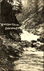 Wind River Falls, Shipherd Springs Scenic, WA Postcard Postcard
