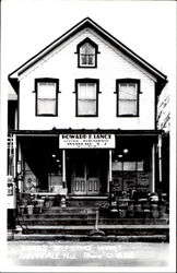 Lance's Self Service Market Postcard