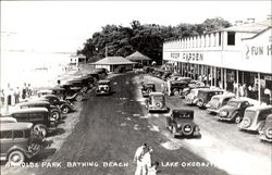 Arnolds Park Bathing Beach, Lake Okoboji Postcard