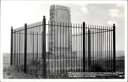 7Th U.S. Cavalry Monument On The Reno-Benteen Battlefield Postcard