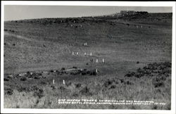 Site Where Troop C Skirmishline Was Annihilated Postcard