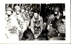 Army Parachute Training Postcard