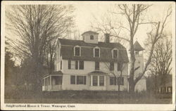 Neighborhood House & Tower Postcard