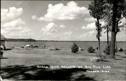 Grand View Heights On Big Pine Lake Postcard