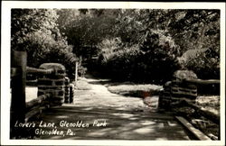 Lover's Lane, Glenolden Park Postcard