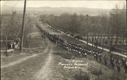 Bill" Barrow Masonic Funeral Postcard