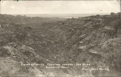 Caine's Coulee, Looking Toward The River Postcard