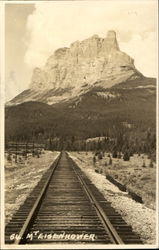 Mt. Eisenhower (Castle Mountain) Postcard