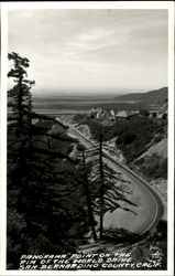 Panorama Point On The Rim Of The World Drive, San Bernardino County Scenic, CA Postcard Postcard