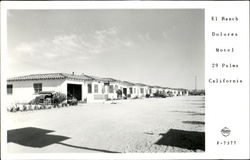 El Ranch Dolores Motel Postcard