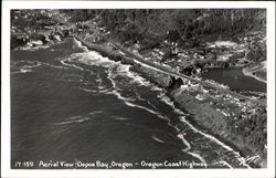 Aerial View Depoe Bay Postcard