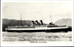 Princess Kathleen Boats, Ships Postcard Postcard