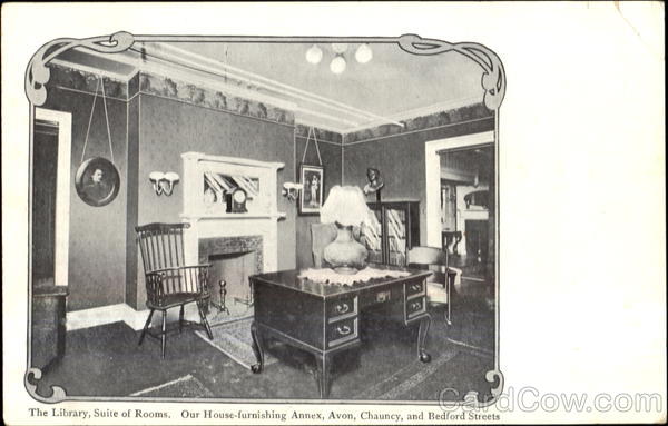 The Library Suite Of Rooms Jordan Marsh Series Boston Massachusetts