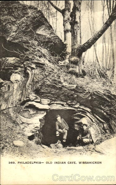 Old Indian Cave Wissahickon Philadelphia Pennsylvania