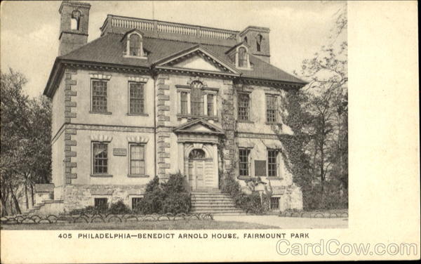 Benedict Arnold House, Fairmount Park Philadelphia Pennsylvania
