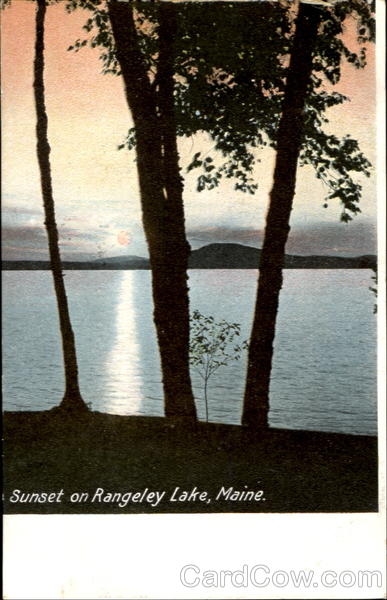 Sunset On Rangeley Lake Maine