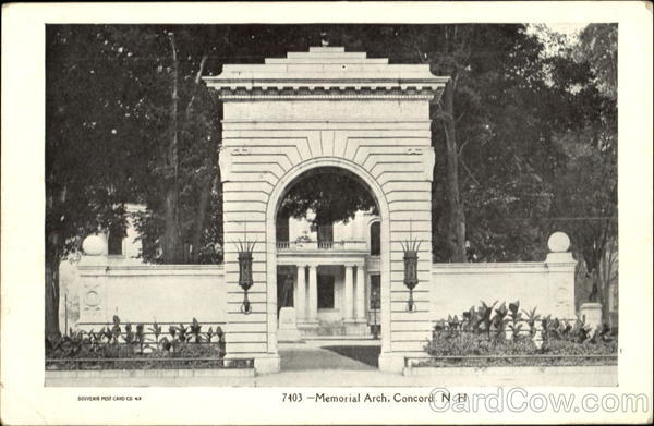 Memorial Arch Concord New Hampshire