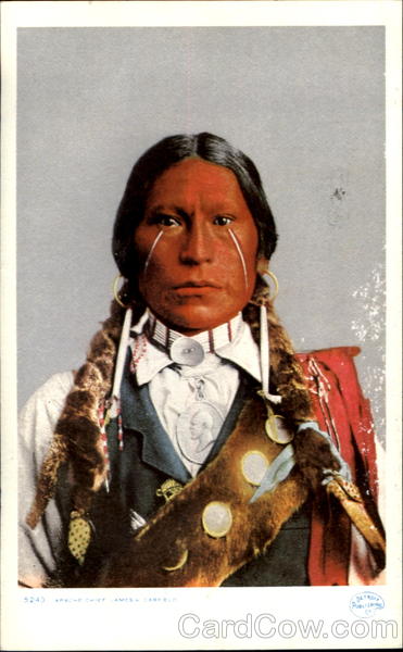 Apache Chief James A Carfield Native Americana