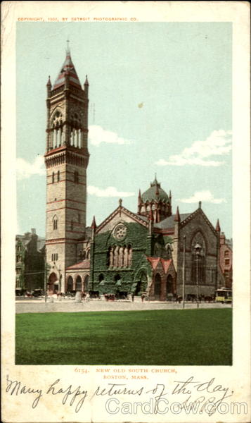 New Old South Church Boston Massachusetts