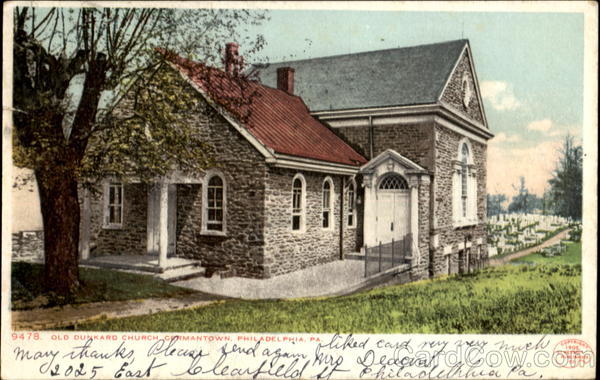 Old Dunkard Church Germantown Philadelphia Pennsylvania